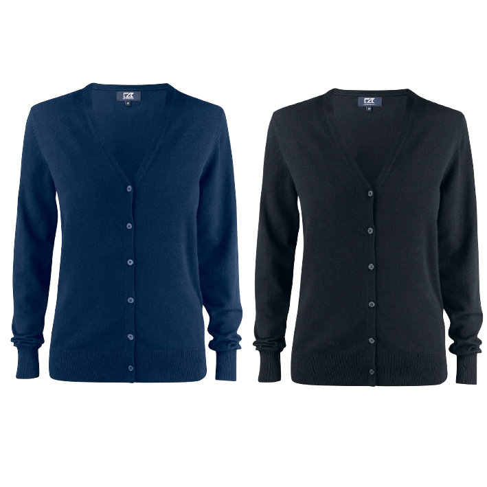 Cutter & Buck  Oakville Cardigan med DEF logo