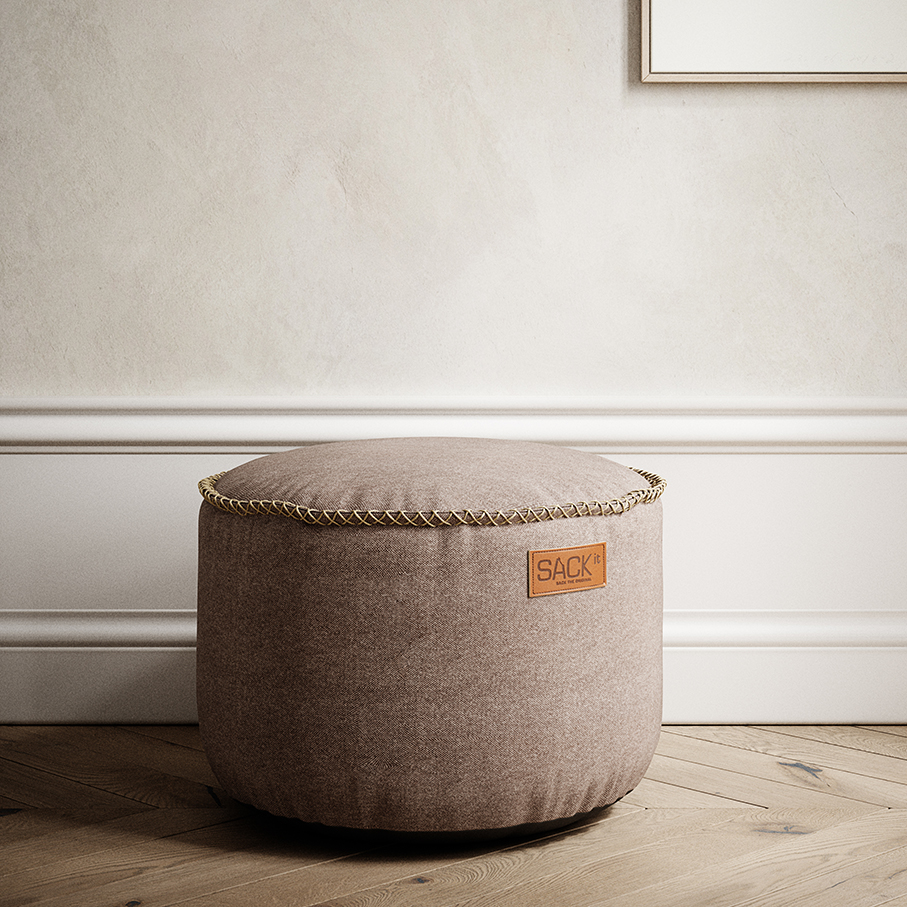 SACKit - Canvas Pouf, sand