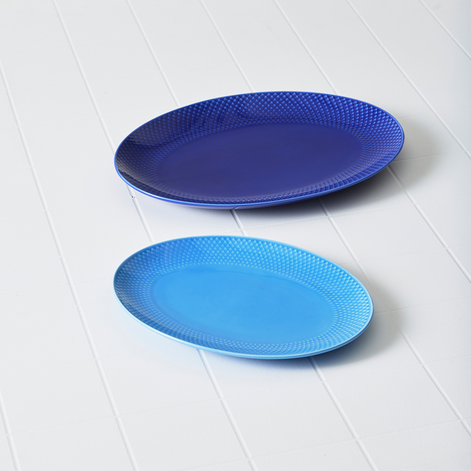 Lyngby porcelæn Rhombe Color serveringsfade